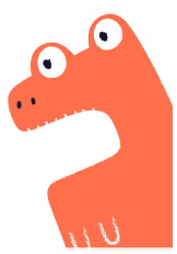 Orange monster cropped